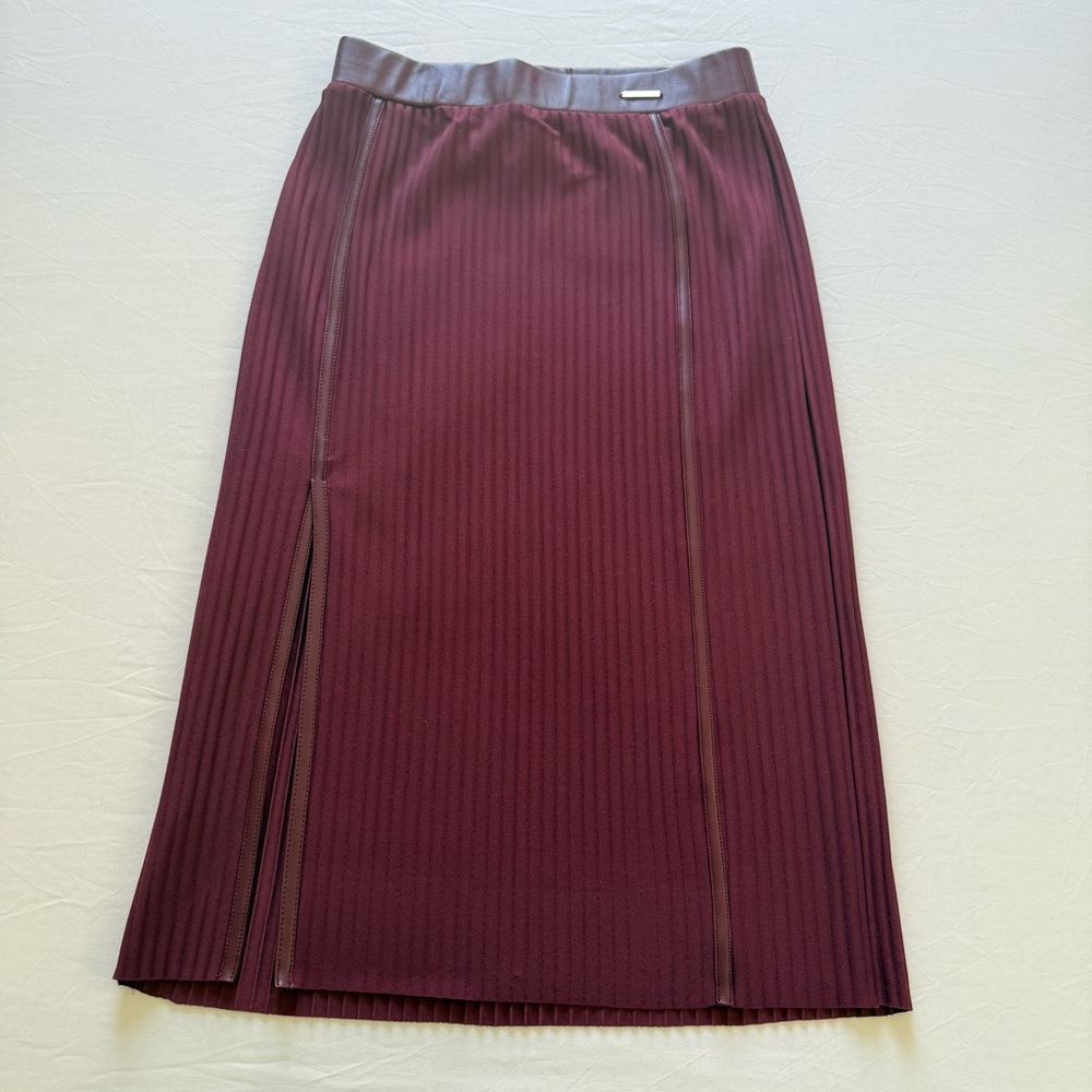 Marc New York Rich Wine Pencil‎ Skirt